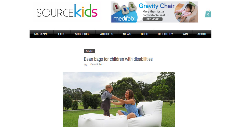 bean bags for disable people