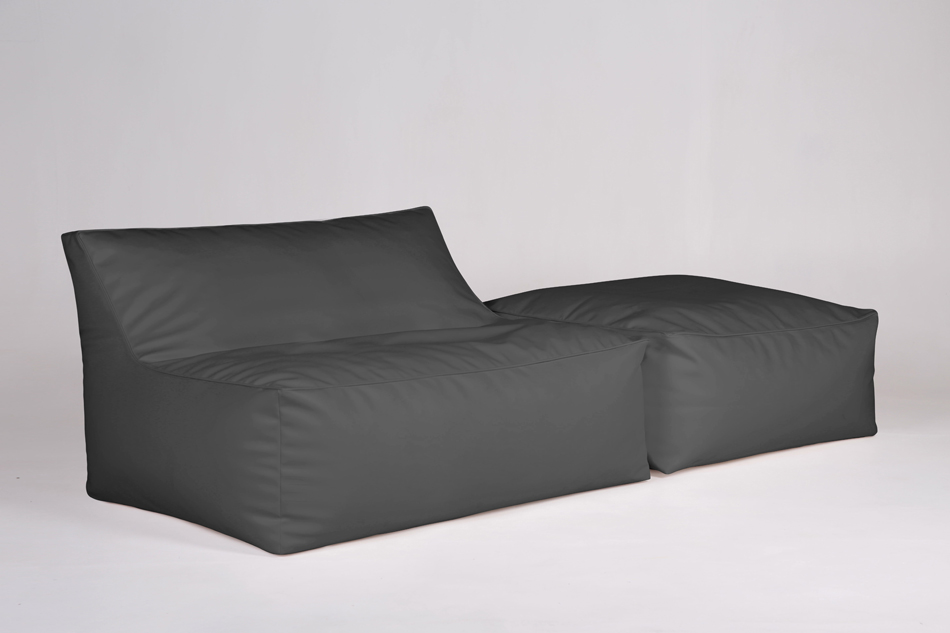 Two Seater Modular with Square Ottoman