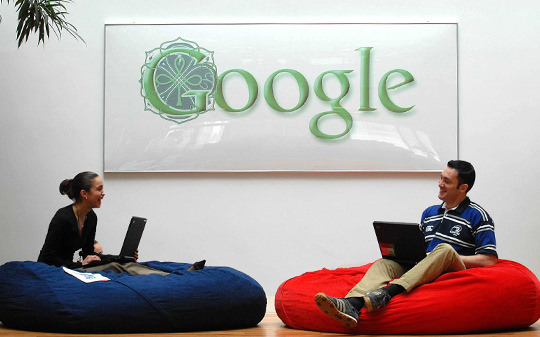 Google's Ireland office looks great with bean bags - Similar to the King Bean Bags we sell below