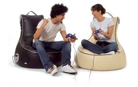 bean bag with speakers
