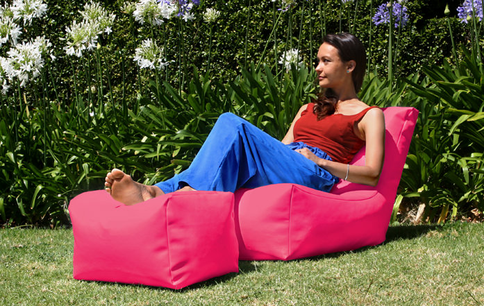 Footstools work with all styles of bean bags