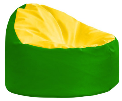 Green and yellow circular lounger