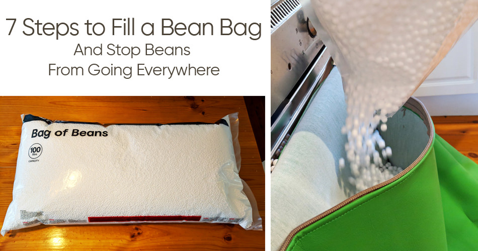 how to fill a bean bag